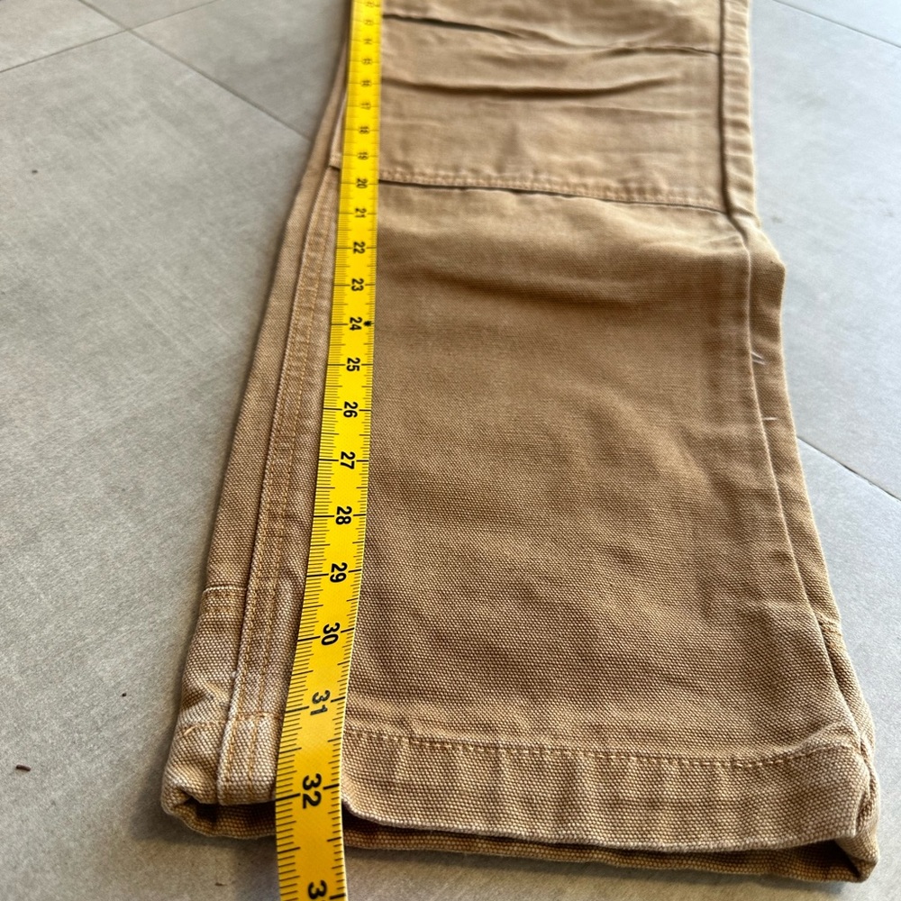 Iron & Resin Brown Men's Heavy Duck Cotton Anvil Work Pants 38 X 32 - Picture 10 of 10